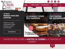 Tablet Screenshot of goutezlequebec.com